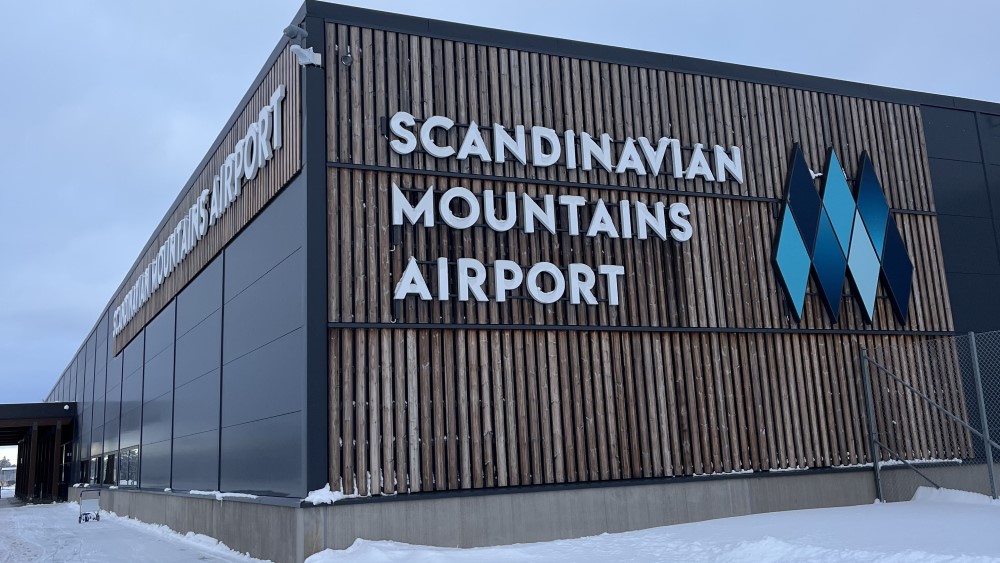 Naar Trysil via Scandinavian Airport.